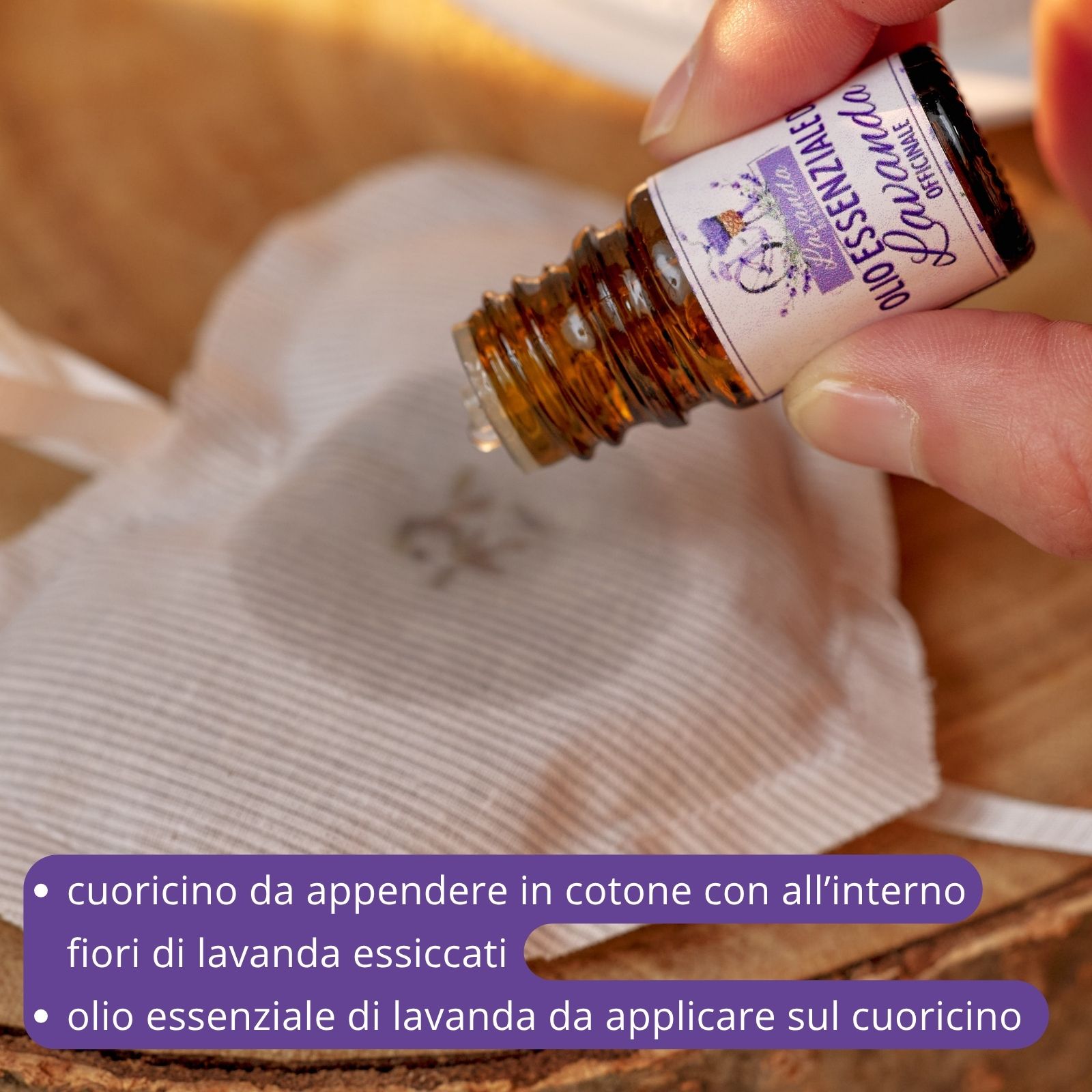 Set "Coniglietto Cuor di Lavanda" colore verde - immagine 6